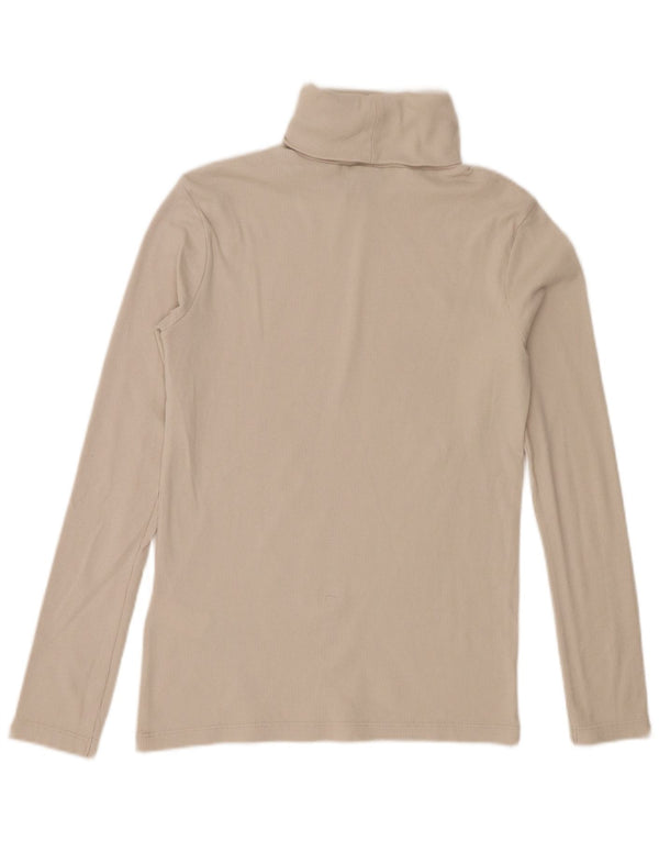 Kappa Dame Top Langærmet UK 10 Small Beige Bomuld