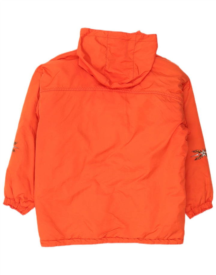 Cuore Dame Hooded Windbreaker Jacket UK 20 2XL Orange