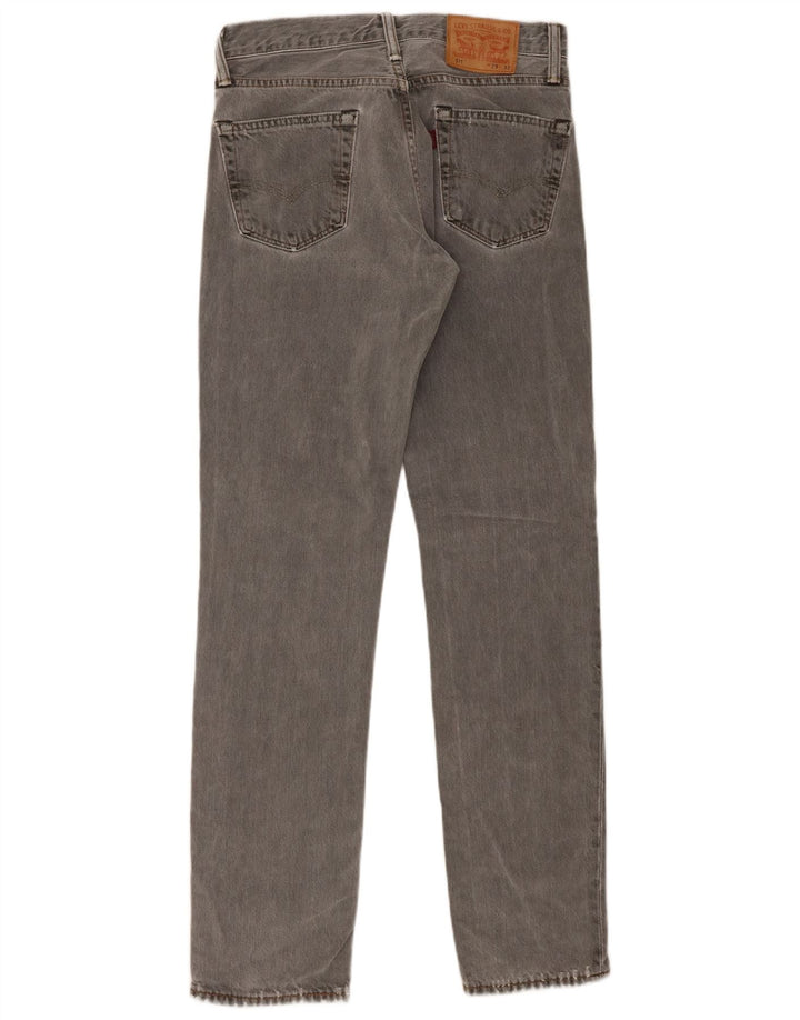 Levi's Herre 511 Slim Jeans W29 L32 Grå Bomuld