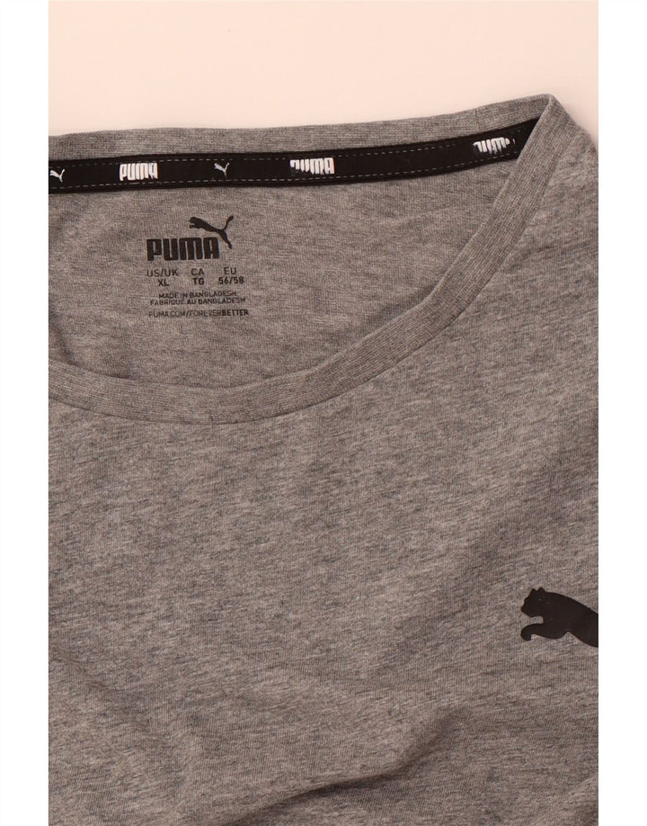 PUMA Herre T-Shirt Top XL Grå