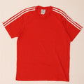 Adidas Herre T-Shirt Top UK 40/42 Medium Rød