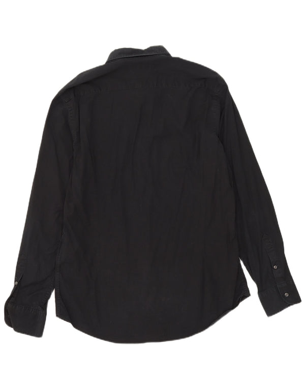 Massimo Dutti Herre Slim Fit Shirt XL Sort
