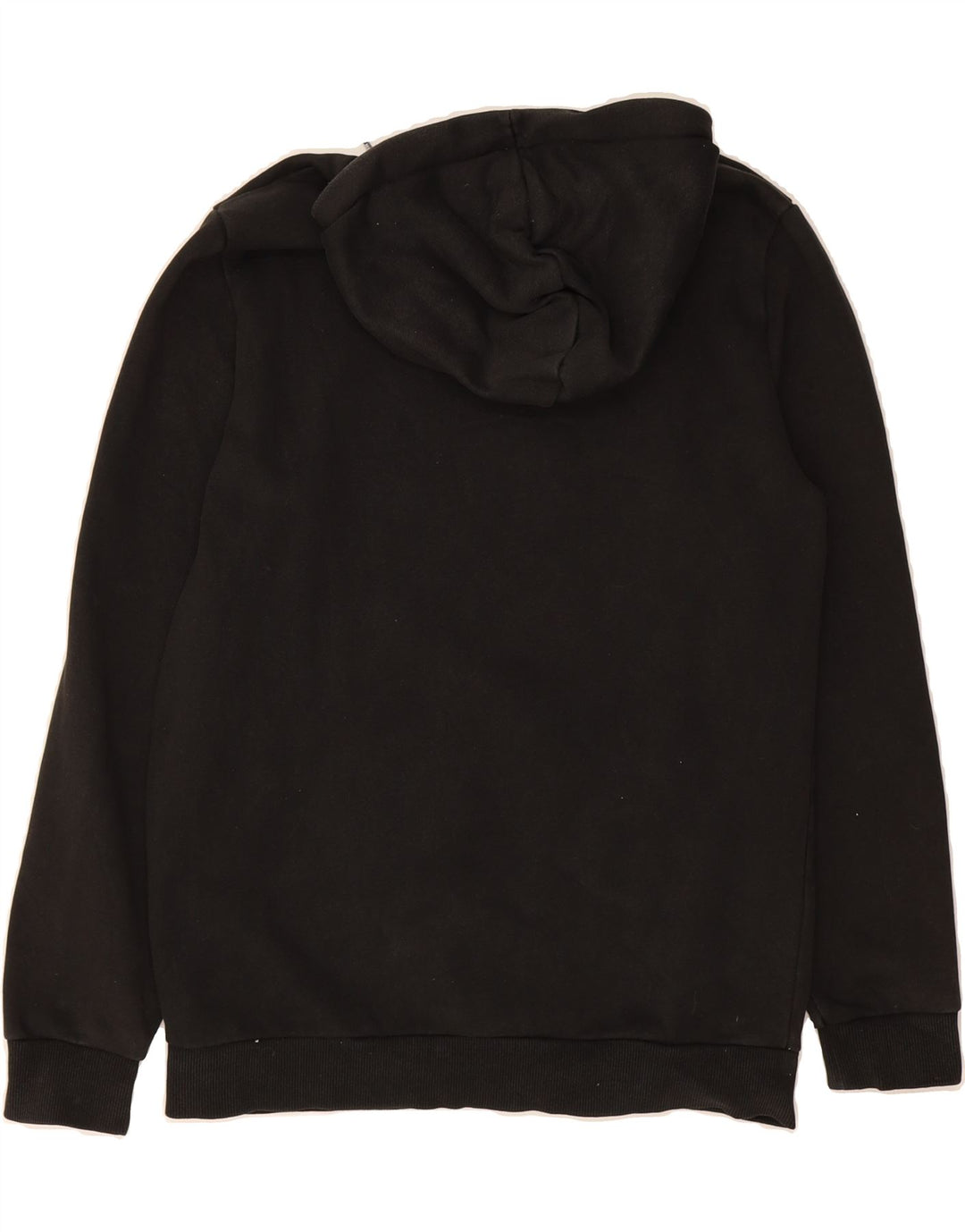 PUMA Mens Graphic Hoodie Jumper Small Black Vintage Puma and Second-Hand Puma from Messina Hembry 
