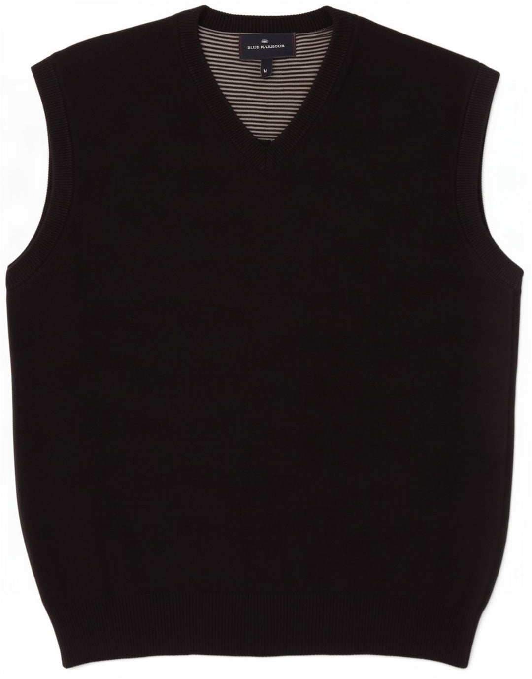 Marks & Spencer Herre Blue Harbor Vest Tank Top Medium Navy Bomuld