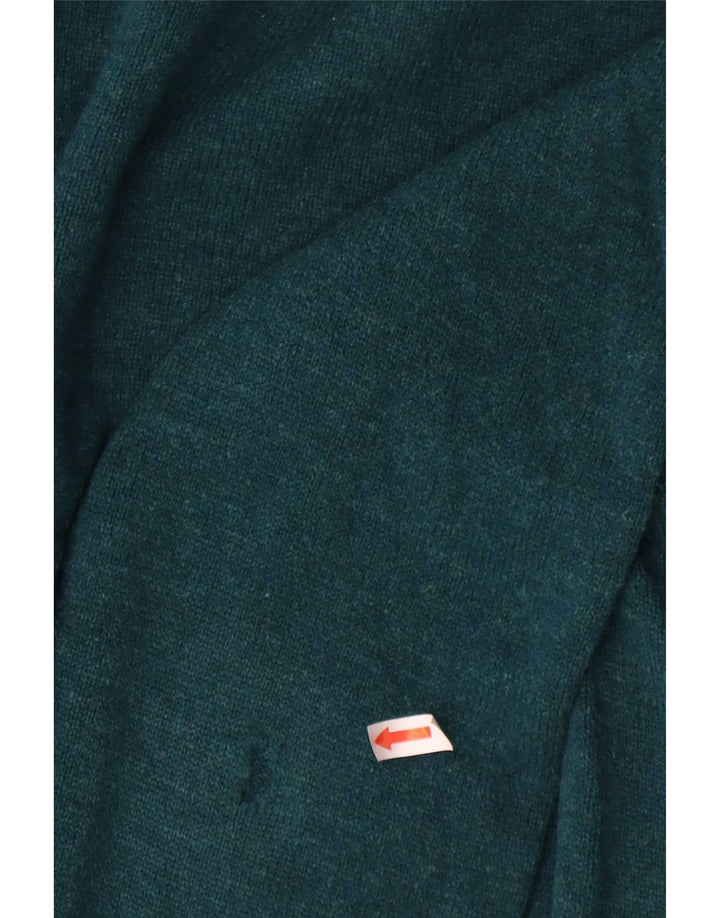 Marks & Spencer Herre sweater med rund hals XL Grøn lammeuld
