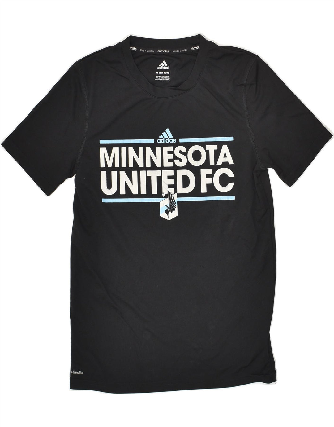 ADIDAS Boys Graphic T-Shirt Top 10-11 Years Medium Black Polyester | Vintage Adidas | Thrift | Second-Hand Adidas | Used Clothing | Messina Hembry 