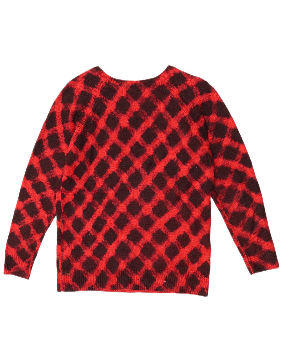 Marks & Spencer Dame Boat Neck Jumper Sweater UK 8 Small Red