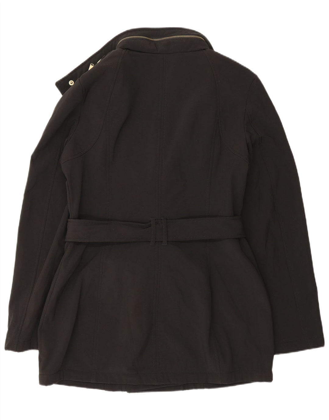 Michael Kors Militærjakke til kvinder UK 10 Lille sort polyester