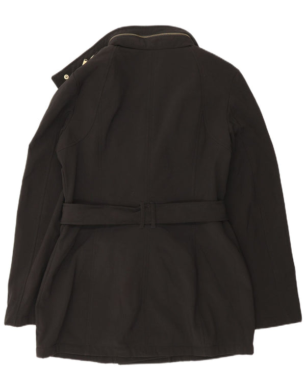 Michael Kors Militærjakke til kvinder UK 10 Lille sort polyester