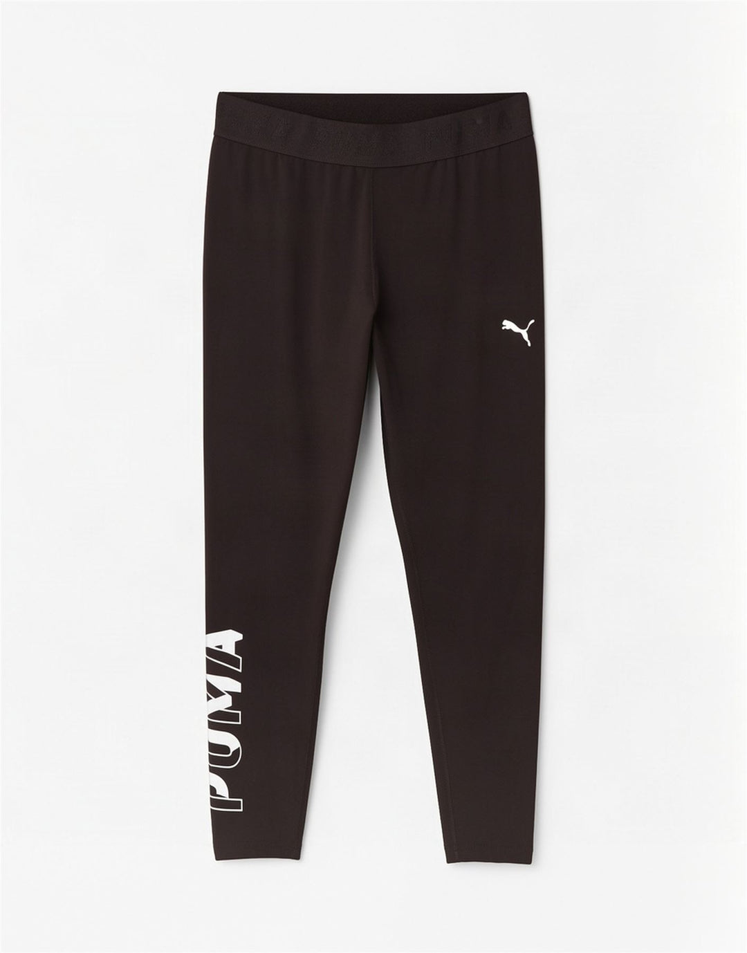 Puma Womens Crop Graphic Leggings UK 16 Large Black