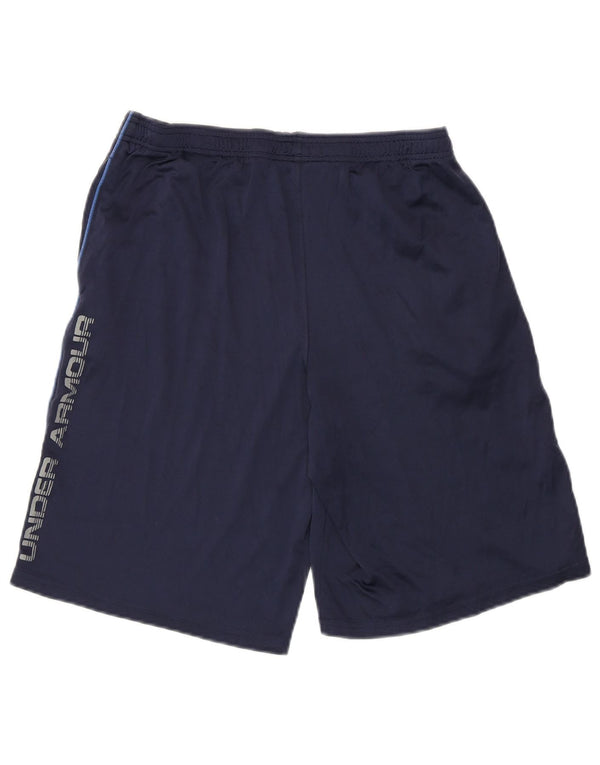 Under Armour Boys grafiske sportsshorts 13-14 år XL Navy Blue Sports