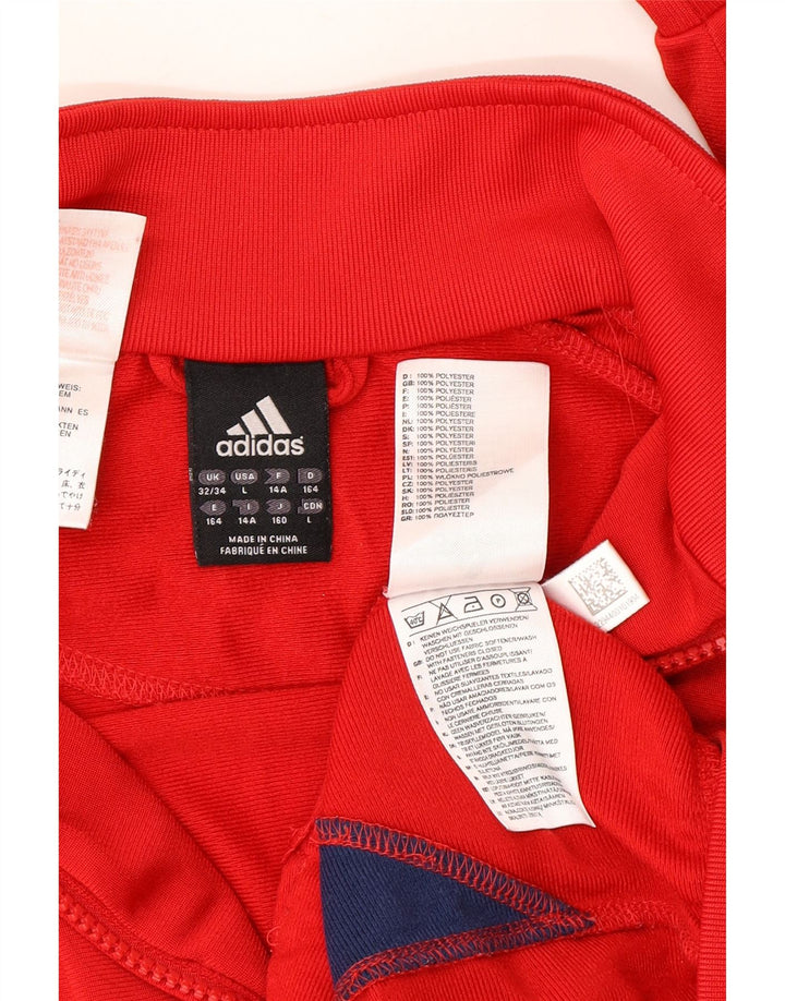 Adidas Træningsdragt Topjakke til drenge 13-14 år Rød Colourblock Polyester