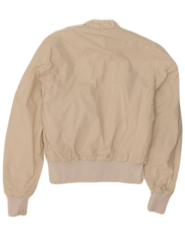 North Sails Womens Bomber Jacket UK 10 Small Off White Polyamid