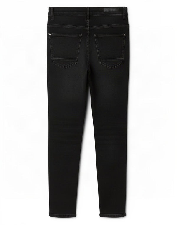 Zara Herre Cropped Skinny Jeans EU 40 Medium W31 L24 Sort