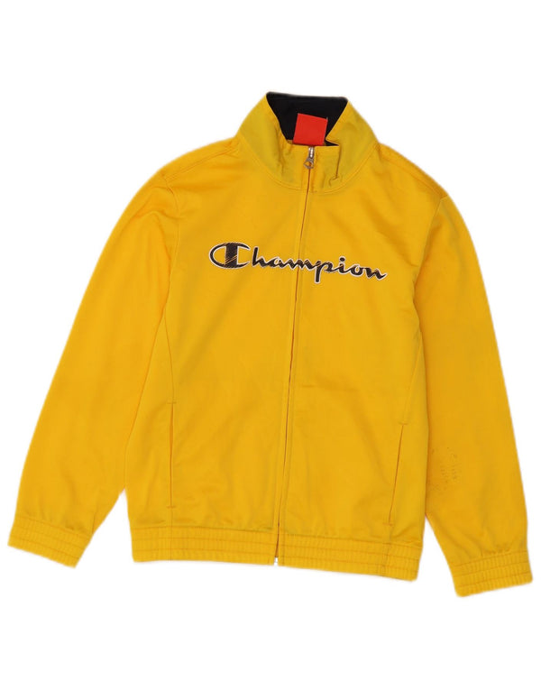 Champion Boys Grafisk træningsdragt topjakke 7-8 år Lille gul polyester