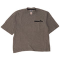 Adidas Herre T-Shirt Top UK 40/42 Medium Grey Bomuld
