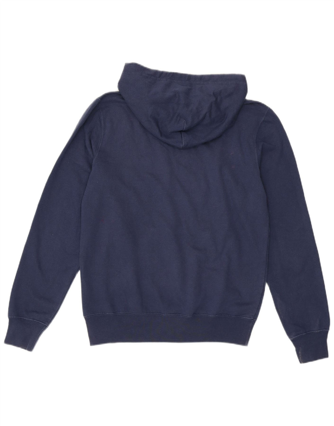 CHAMPION Womens Hoodie Jumper UK 14 Medium Navy Blue