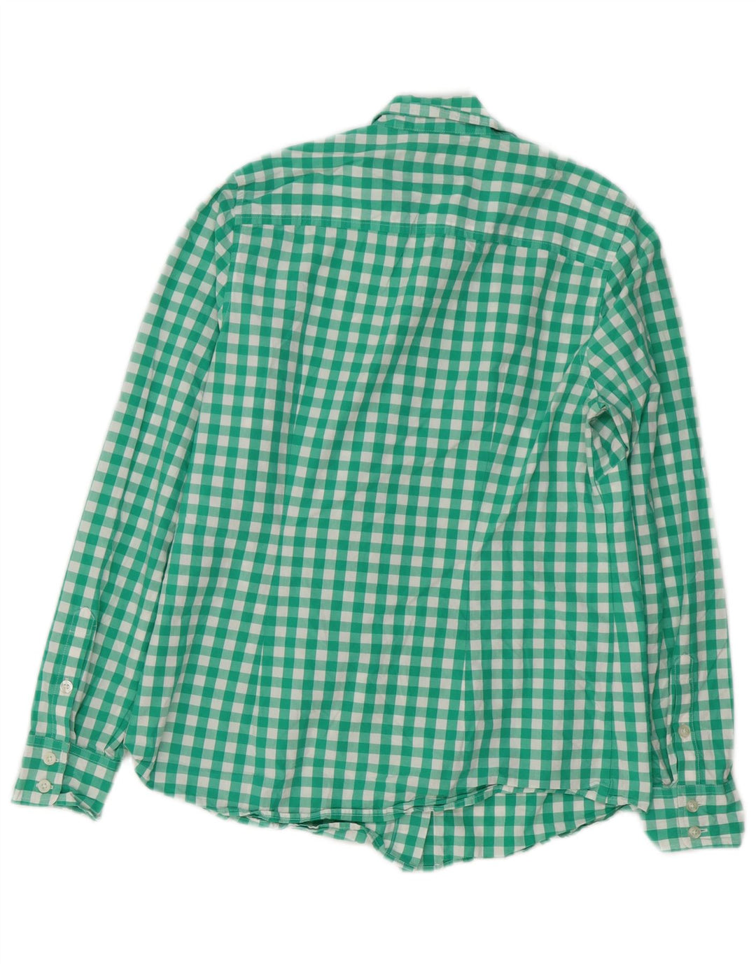VINEYARD VINES Dameskjorte US 6 Medium Green Gingham Cotton