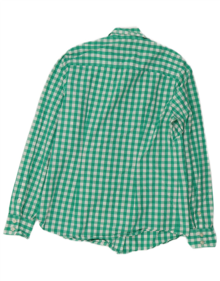VINEYARD VINES Dameskjorte US 6 Medium Green Gingham Cotton
