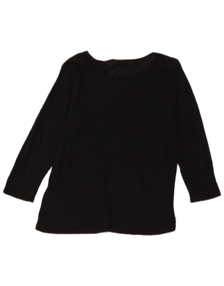 Zara Dame Top Langærmet UK 14 Large Sort