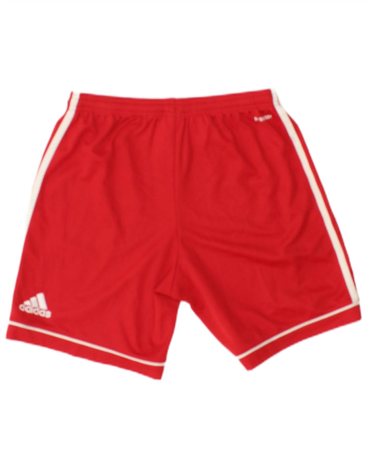 ADIDAS Boys Aeroready Sport Shorts 13-14 Years  Red Polyester