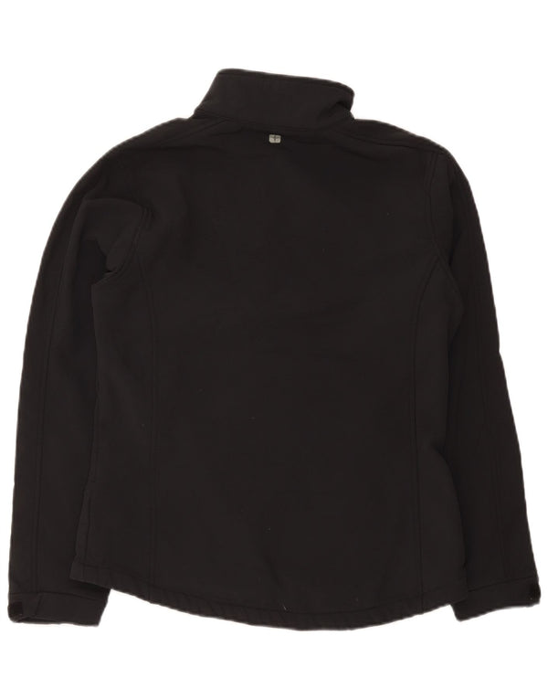 Mountain Warehouse Dame Windbreaker Jacket UK 12 Medium Sort Polyester
