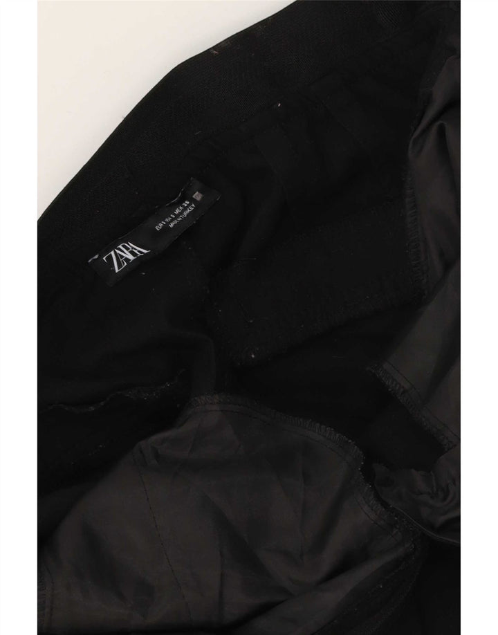 Zara Slim Chino Bukser Small W26 L27 Sort