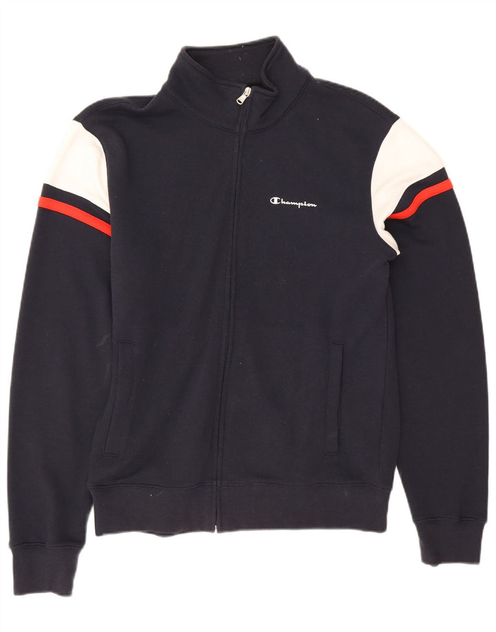 Champion Herre træningsdragt Topjakke Medium Sort Colourblock Bomuld