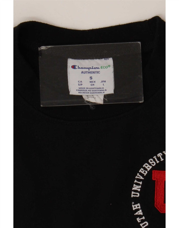 Champion Herre Grafisk Sweatshirt Jumper lille sort bomuld