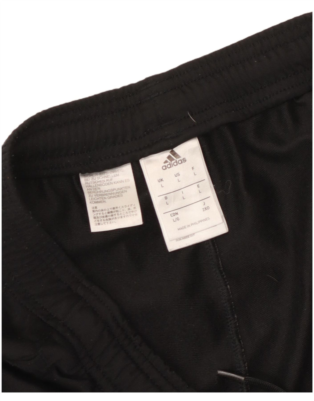 Adidas Træningsdragt bukser til mænd Large Black Polyester Sports