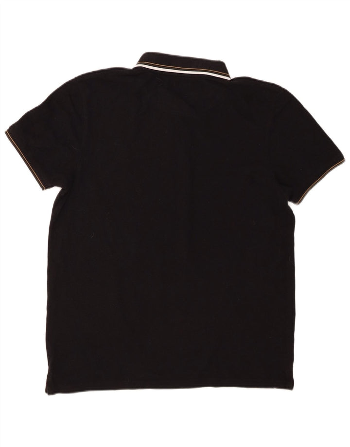 Lyle & Scott herre poloshirt mellem sort stribet bomuld
