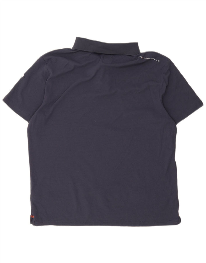 North Sails Herre Polo Shirt XL Navy Blue Polyamide