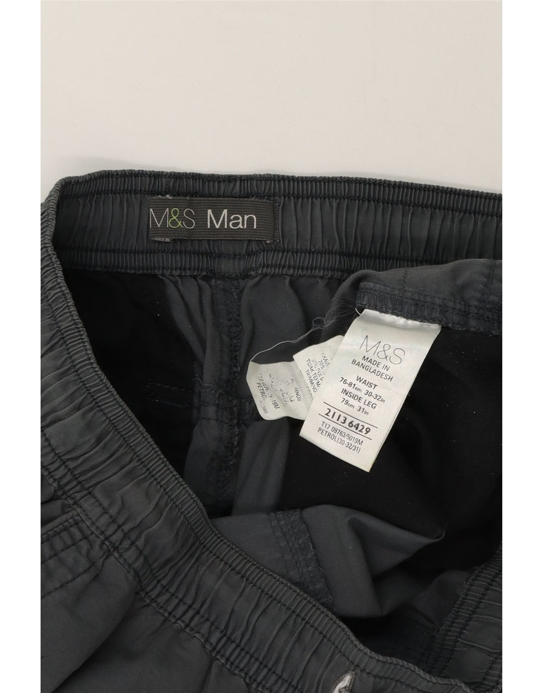 Marks & Spencer Straight Casual Bukser til mænd W32 L32 Grå