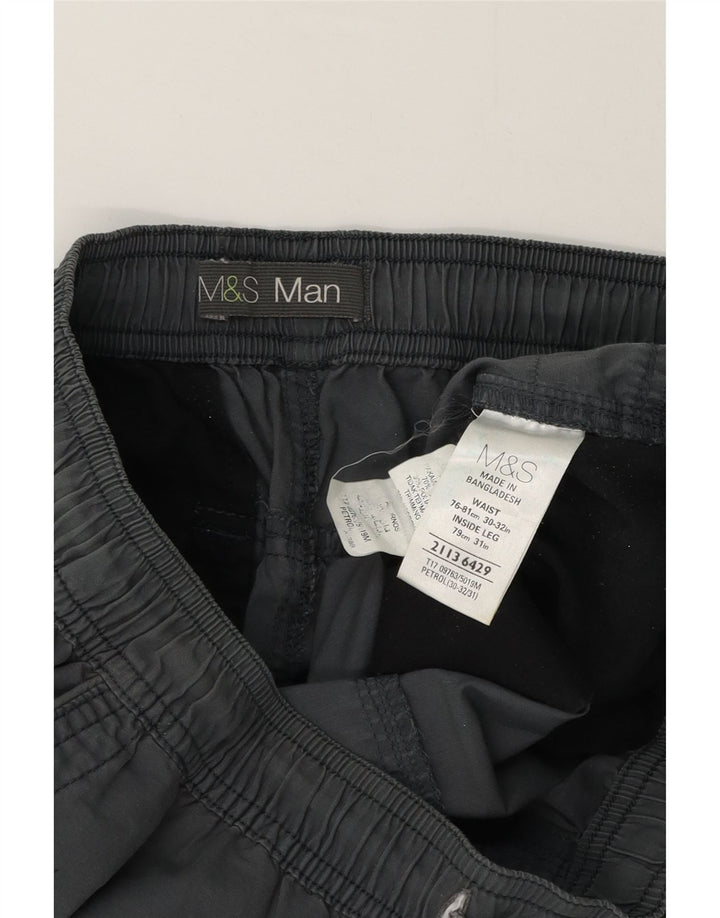Marks & Spencer Straight Casual Bukser til mænd W32 L32 Grå