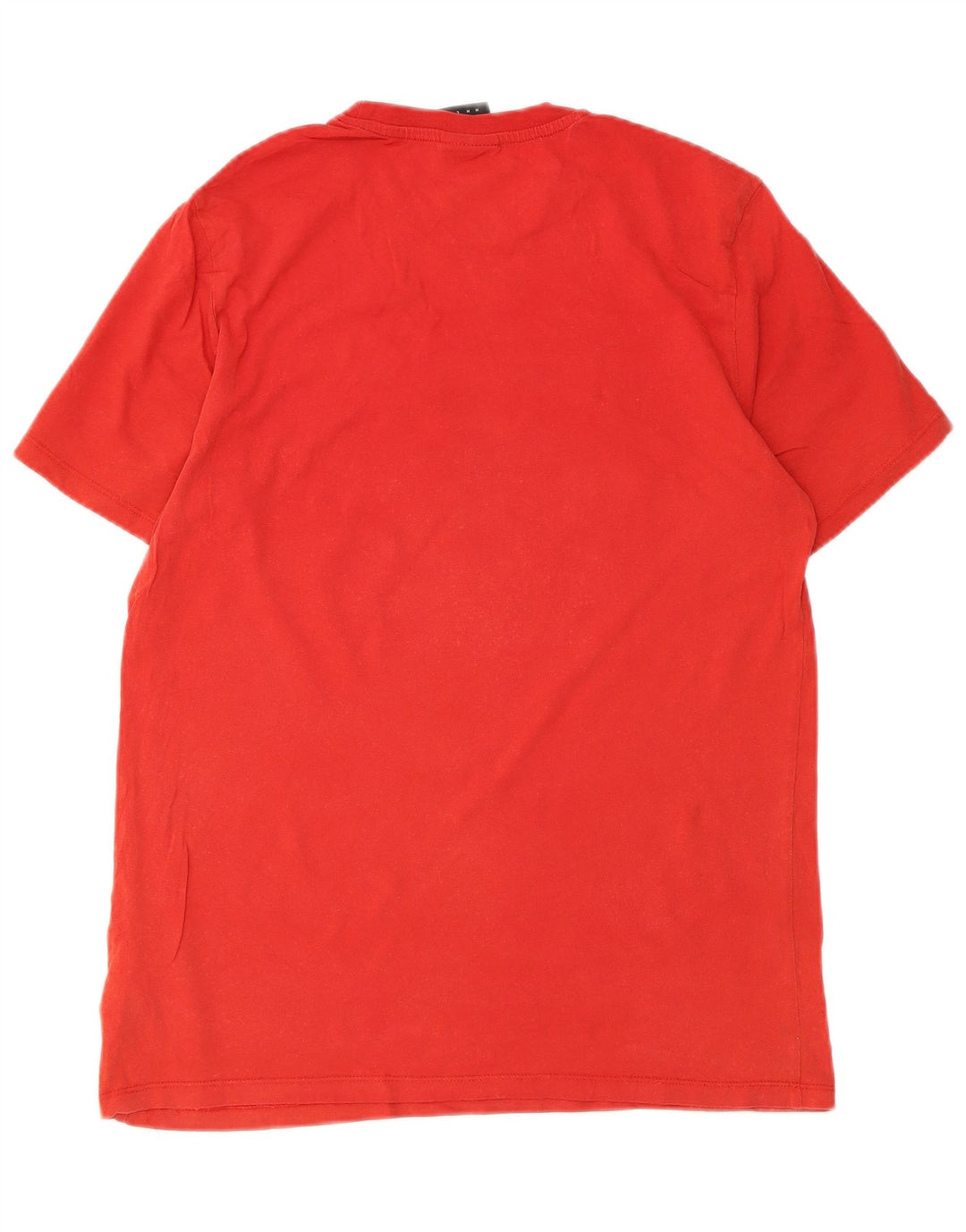 Umbro Herre Grafisk T-Shirt Top Medium Rød Bomuld