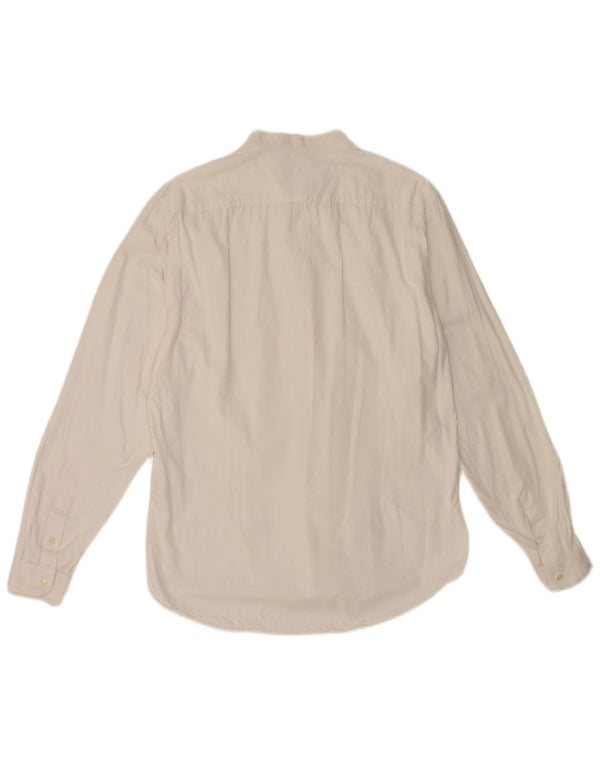 Zara Herre Slim Fit Shirt XL Hvid Bomuld