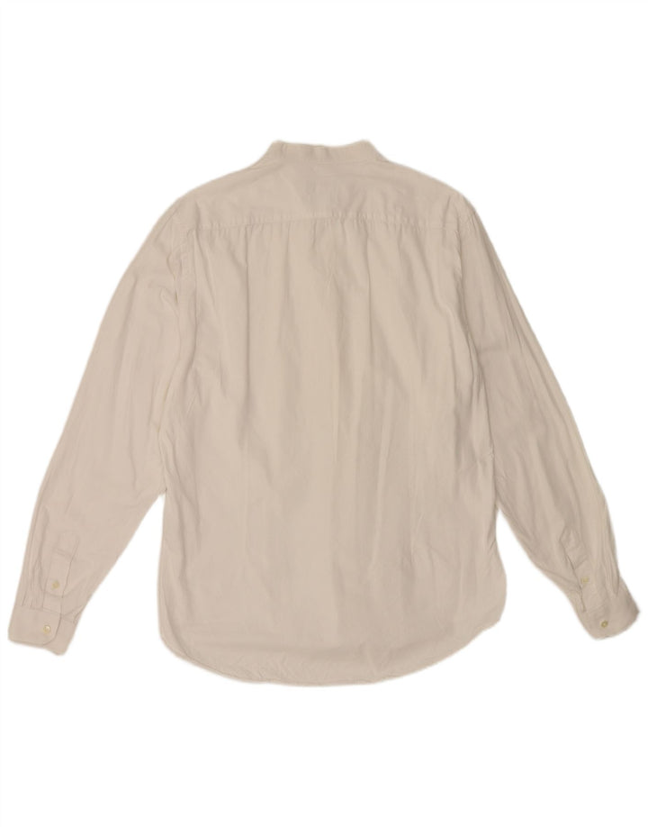 Zara Herre Slim Fit Shirt XL Hvid Bomuld