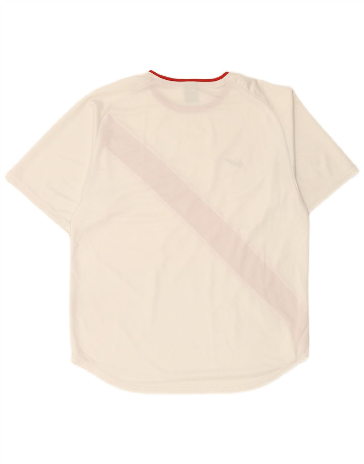 NIKE Herre T-shirt Top Medium White Colourblock