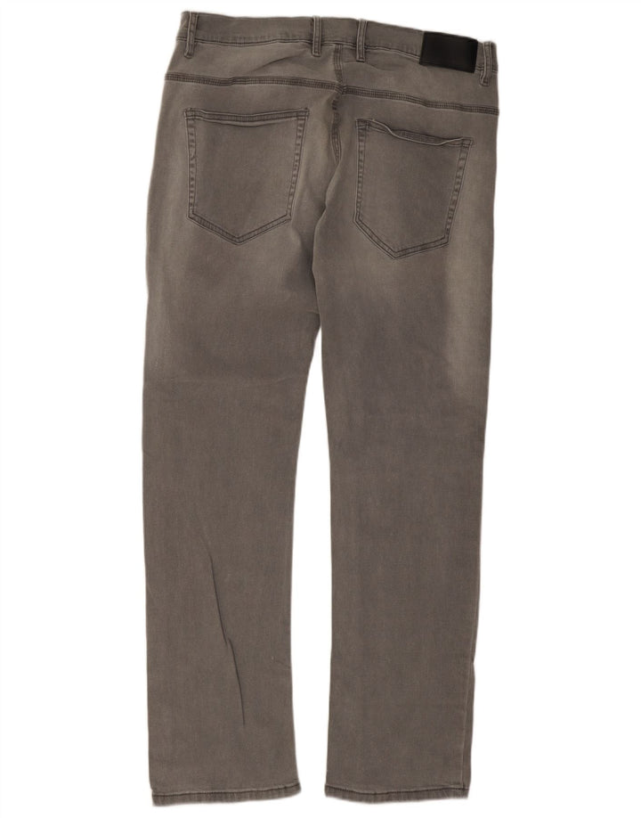 French Connection Slim Jeans til mænd W36 L32 Grå bomuld