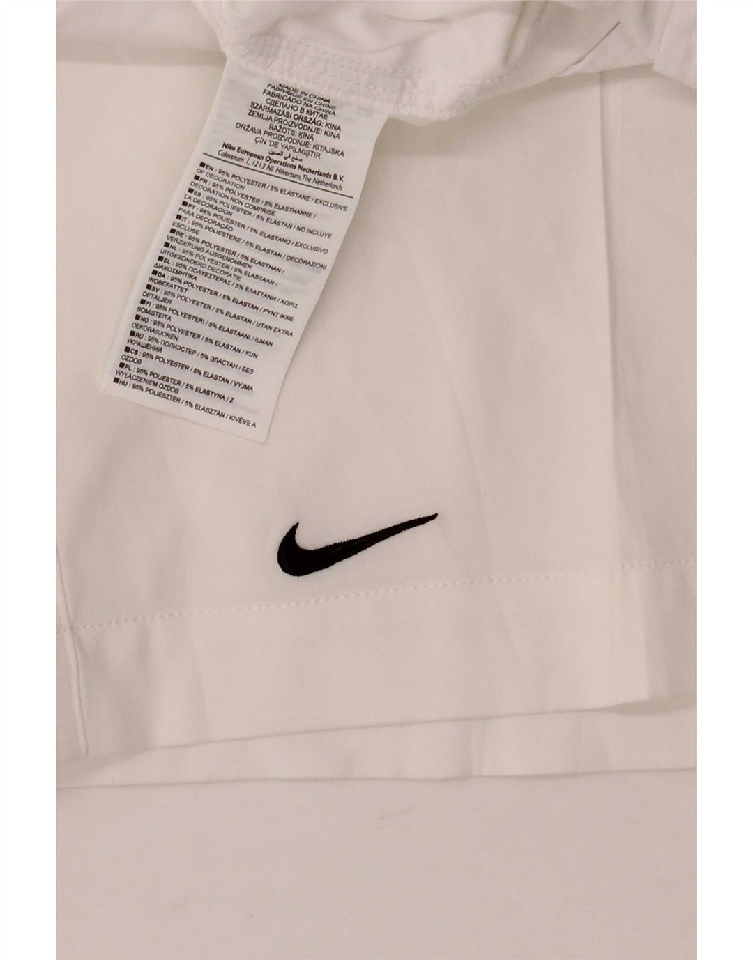 Nike Herre Barcelona Chino Shorts W38 XL Hvid Polyester