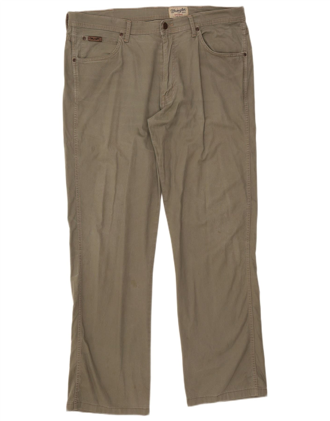 WRANGLER Herre Arizona Stretch Lige Casual Bukser W38 L34 Khaki
