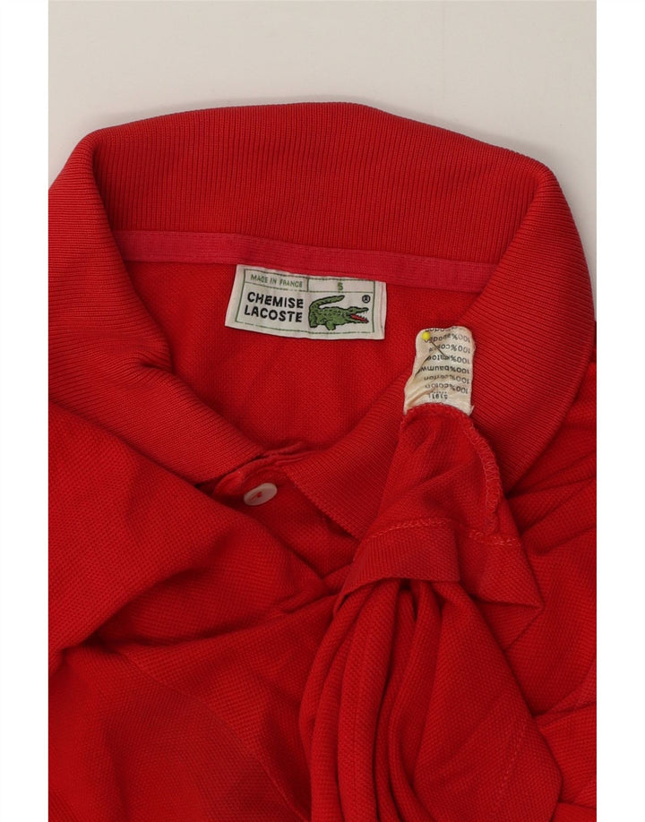 Lacoste herre poloskjorte str. 5 Large rød bomuld