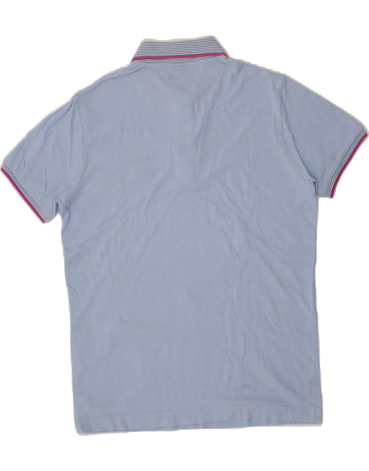 AUSTRALIAN L'ALPINA Mens Polo Shirt IT 48 Medium Blue Vintage AUSTRALIAN L'ALPINA and Second-Hand AUSTRALIAN L'ALPINA from Messina Hembry 