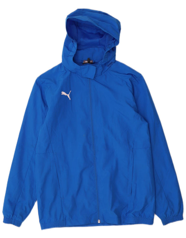 Puma Træningsdragt med hætte til drenge Topjakke 11-12 år Blå polyester