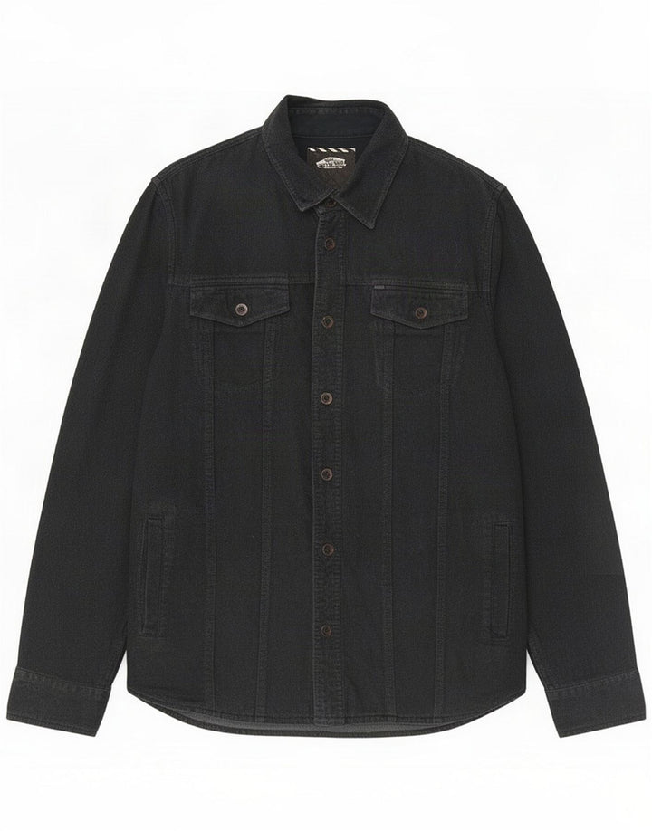 Vans Denimskjorte til mænd Medium Sort Bomuld