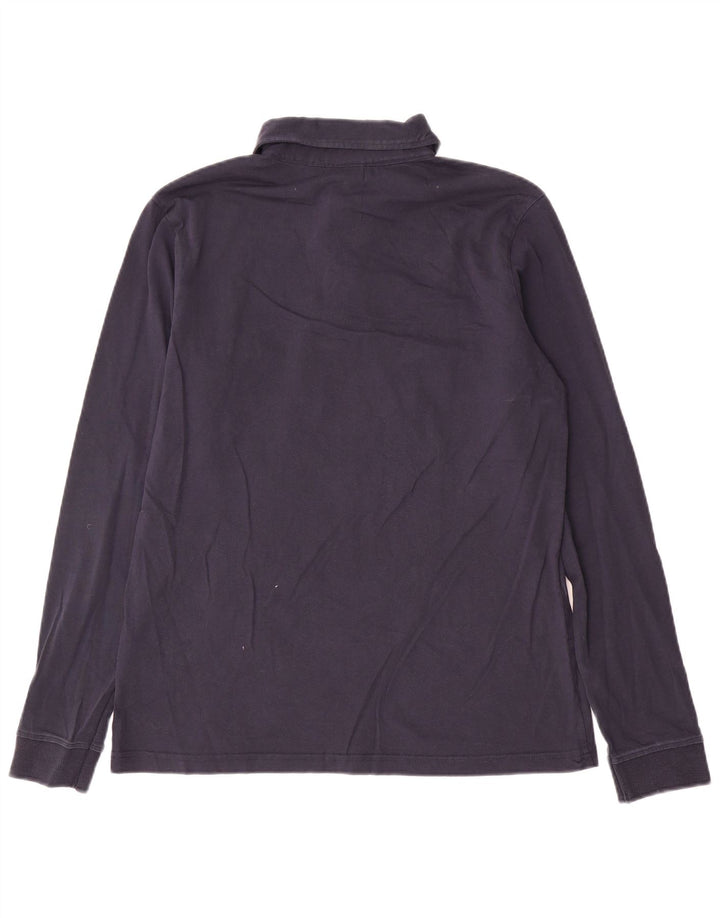Ellesse Langærmet herre poloshirt Medium marineblå bomuld