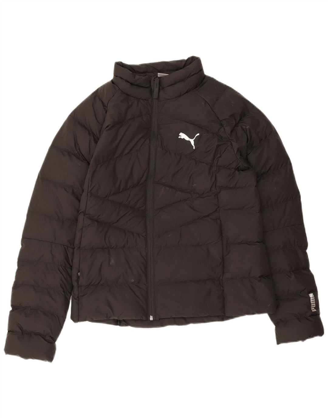 Puma polstret jakke til kvinder UK 14 Medium Sort Polyester