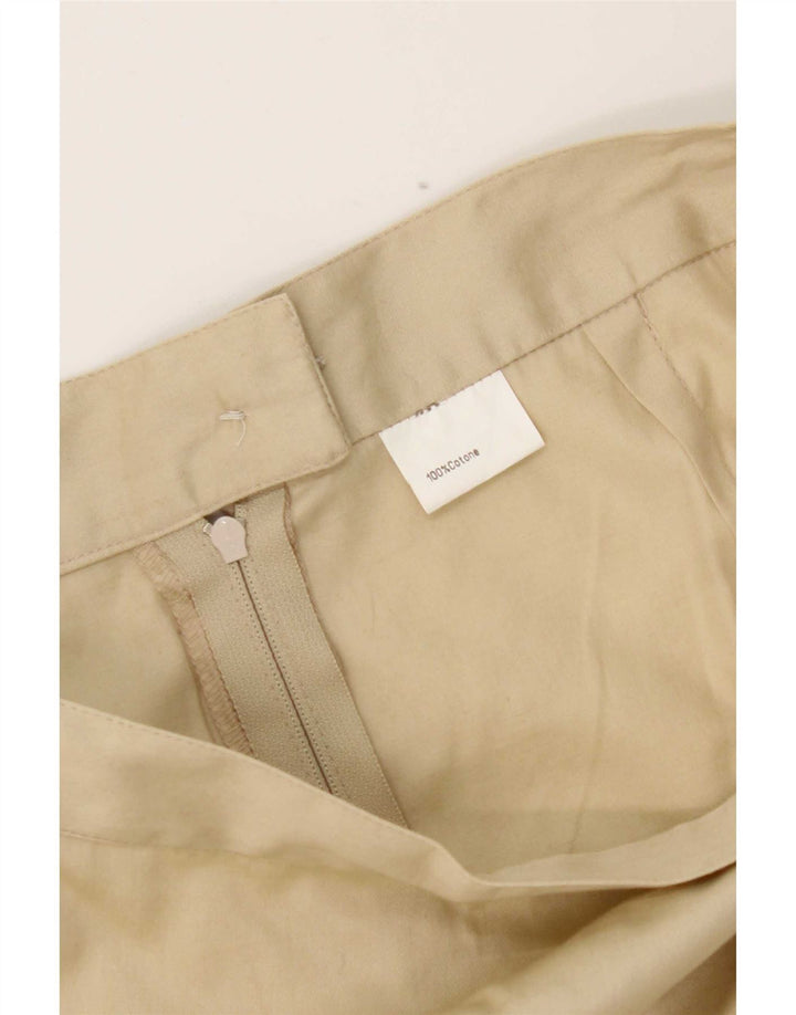 Vintage Blyantnederdel til kvinder W28 Medium Beige Bomuld