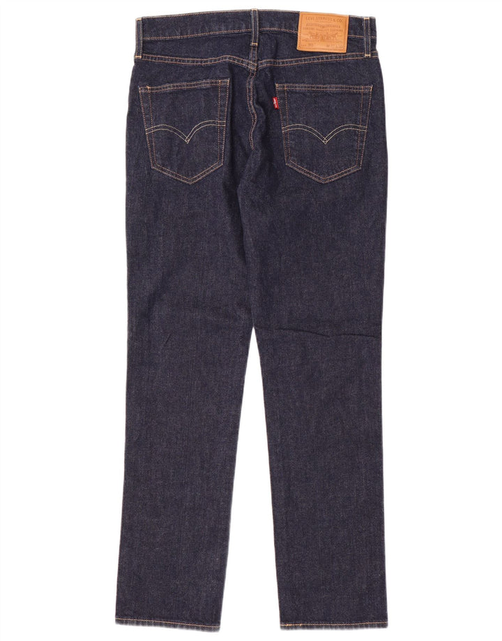 Levi's Herre 511 Slim Jeans W32 L30 Marineblå Bomuld