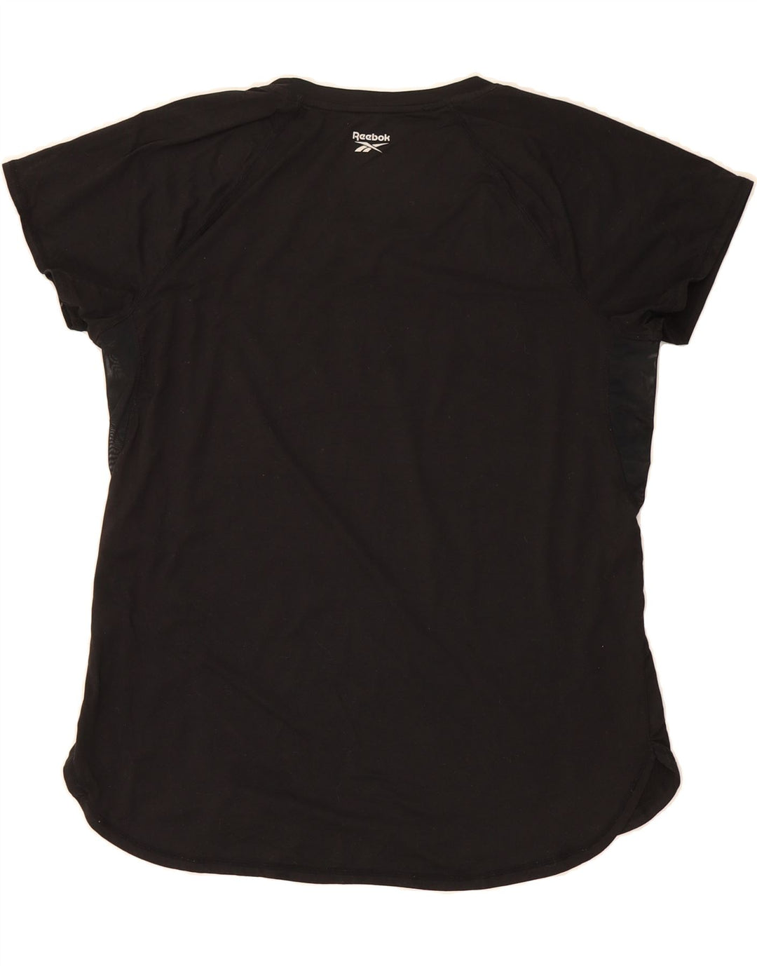 REEBOK Womens T-Shirt Top UK 18 XL Black Polyester Vintage Reebok and Second-Hand Reebok from Messina Hembry 